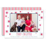 Red Stars Holiday Card