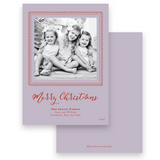 Lilac & Red Merry Christmas