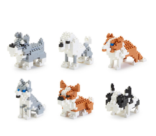 Paw-som 24 Pc Dog - Tiny Building Blocks