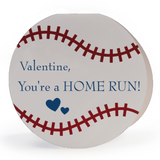 Baseball fold over Foil printed card You're a Home Run!