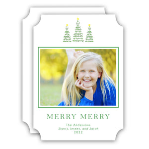 Trio of Trees Holiday Card