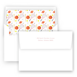 Boy's Watercolor All Sports Lined Stationery