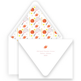 Boy's Watercolor All Sports Lined Stationery