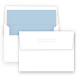 Boy's Blue Cross Birth Announcement