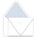 Boy's Blue Cross Birth Announcement