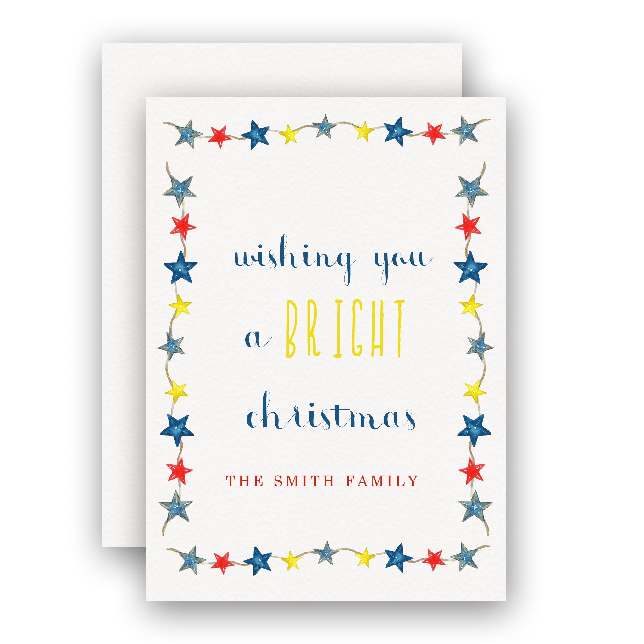 Bright Christmas Holiday Enclosure Card