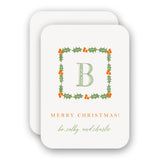 Holly Berry Christmas Holiday Enclosure Card