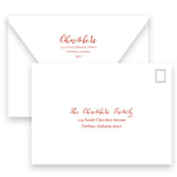 Lilac & Red Merry Christmas