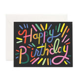 Fireworks Birthday Card