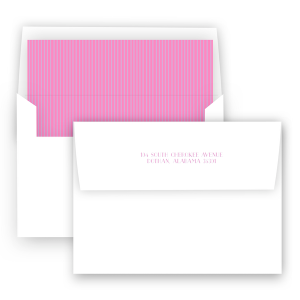 Girl's Pink & Purple Tennis Lined Stationary
