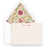 Italian Florentine Blush Lined Women's Stationery