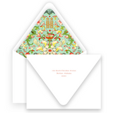 Watercolor Italian Florentine Lined Women's Stationery