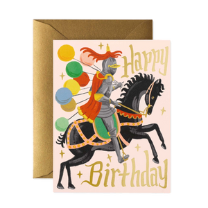 Knight Birthday Card