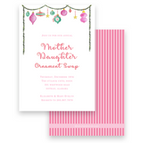 Ornament Garland Holiday Invitation