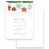Hanging Ornament Holiday Invitation