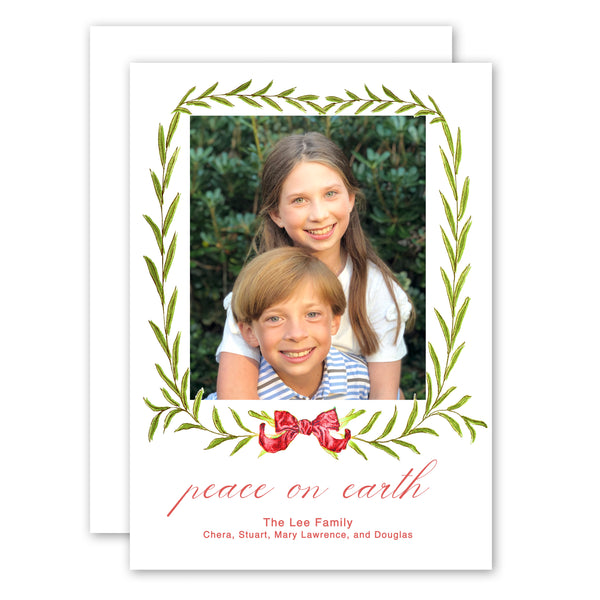 Peace on Earth Holiday Card