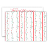 Rows of Holly Holiday Card
