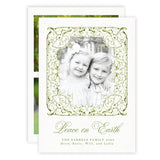 Ivy Green Border Holiday Card