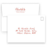 Lilac & Red Merry Christmas