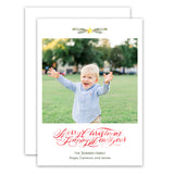 Star & Branch Holiday Card (Photo Attached Option)