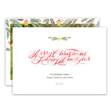 Stars & Branches Landscape Holiday Card