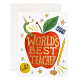 World's Best Teacher Card