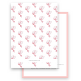 Pink Bonnet Girls Baby Shower Invitation